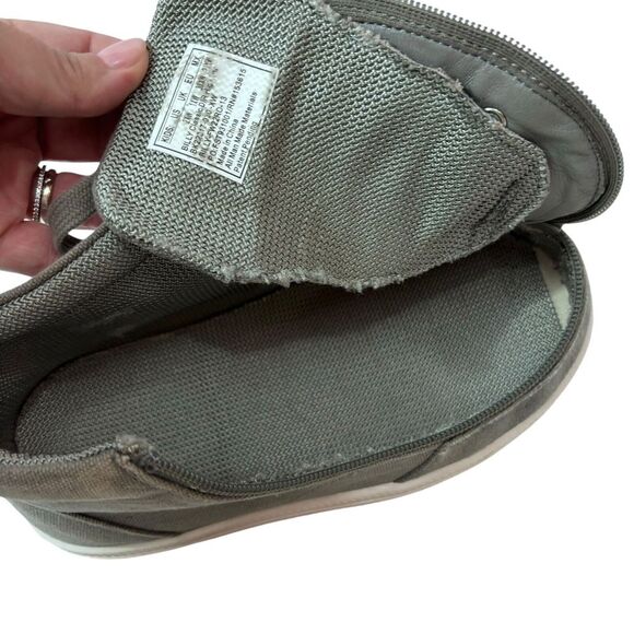 BILLY Footwear Classic High Top Adaptive Sneakers Gray Size 2 Unisex - Picture 7 of 8